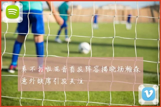 真不打啦混音首发阵容揭晓杨瀚森意外缺席引发关注